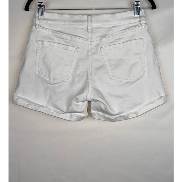 Chic J. Crew Women White Jeans Shorts 26 - Picture 4 of 5